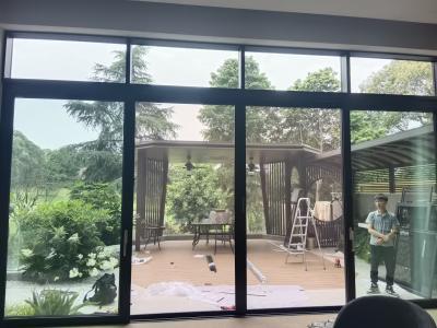 China Hennesa Barrera libre de pantalla puerta de aluminio Construcción tornillo en la instalación en venta