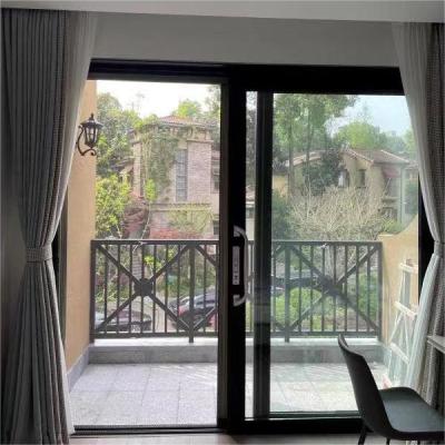 China Hot Sale Aluminum Alloy Frame Mosquito Net Retractable Trackless Screen Door With Flyscreens zu verkaufen