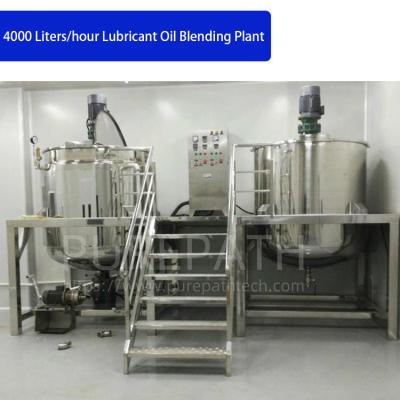 China Máquina de mistura automática do óleo de lubrificação do PLC com aditivos à venda