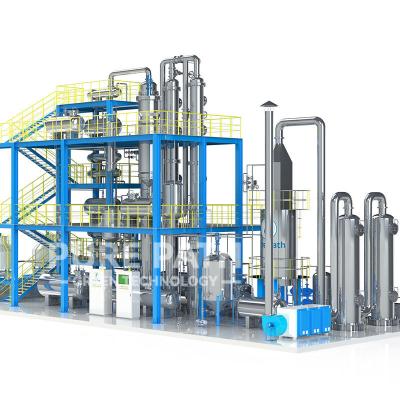 China 10ppm Sulfur Diesel Production Line Waste Lube Oil Recycling Plant For Sale for sale
