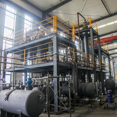 China Continuous Working Energy Saving Waste Oil To Diesel Plant Diesel Distillation Machine for sale