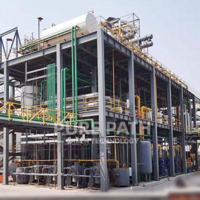 China Evaporator System Distillation Black Oil To Base Oil Plant With Less White Usage And Good Viscosity for sale