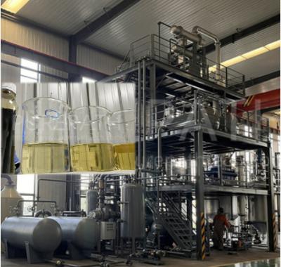 Китай Higher Viscosity Lubricating Oil Recycling Plant For SN100 - SN500 Base Oils продается