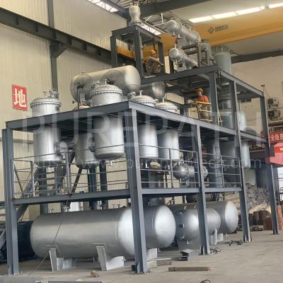 China CE ISO Certified Full Continuous Black Oil Distillation Plant With Turkey Installation Services for sale