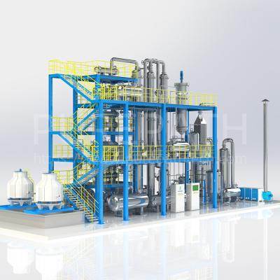 China No Acid Low Chemical Consumption Used Oil Distillation Plant To Odorless Diesel for sale