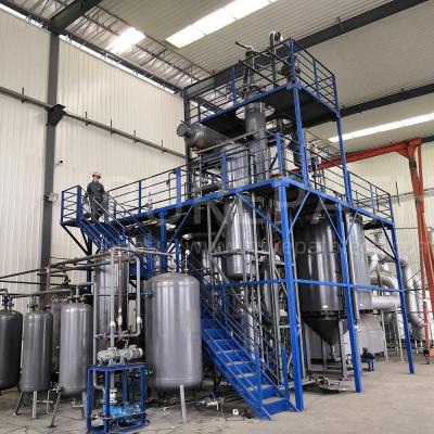 China Over 90% High Oil Yield PLC Control Waste Oil Distillation Plant For Oil Refinery Station for sale
