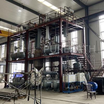 Китай Обслуживания ODM OEM снабдили 2 до 200 тонны в завод выгонки отработанного масла дня непахучее низкопробное масло продается