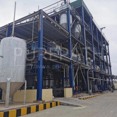 Chine Machine basse de raffinage du pétrole de distillation de vaporisateur de film de chiffon pour la décoloration à vendre
