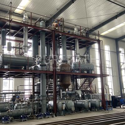 China 2TPD a la planta de aceite de la base de la extracción solvente de la capacidad 200TPD al aceite de la base del buen funcionamiento en venta