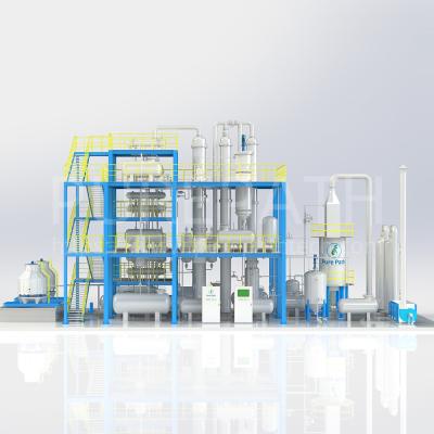 China Full Automatic  Multistage Centrifuge Engine Oil Re-Refining Plant For Quality Base Oil for sale