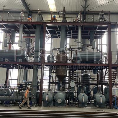 Chine Usine de raffinage diesel complètement automatique de couleur d'eau de produit avec la tension adaptée aux besoins du client à vendre