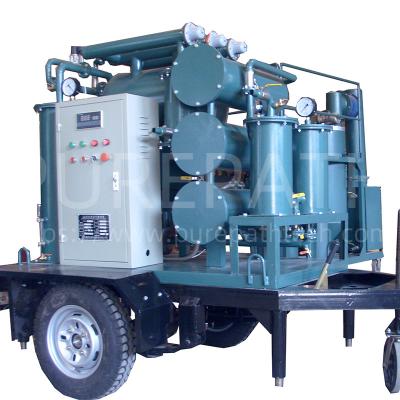 China Aceite de motor de la basura de la máquina del purificador de aceite del aislamiento de 70KV 110KV que recicla la máquina en venta
