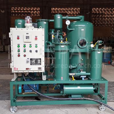 China 480V Hydraulic Oil Purifier Machine Vacuum Dehydration Oil Purification System for sale