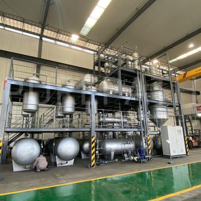 Chine Machine en plastique de distillation fractionnaire de distillerie d'huile de pyrolyse de pneu à vendre