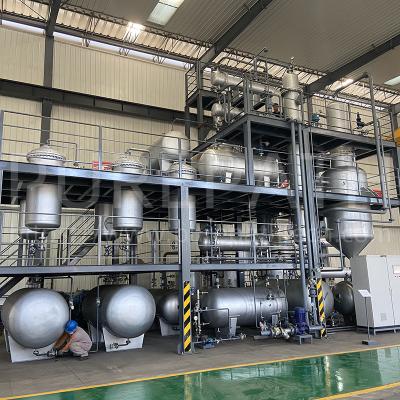 China PurePath Waste Tire To Diesel Oil Distillation Machine 1-20 Tons  Per Day for sale