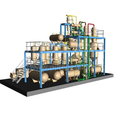 China Making Ultra-Low Sulfur Diesel Waste Oil Distillation Plant With CE ISO Certificates for sale