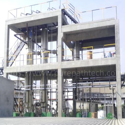 China Short Path Molecular Distillation Used Oil Re Refining Equipment 2TPD-100TPD for sale
