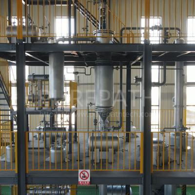 China Over 98% High Oil Yield PLC Control Waste Oil Recycling Plant To API I/II Base Oil for sale