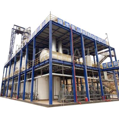 China A destilação fracionária contínua de WFE usou o óleo de motor que recicla a máquina 2 a 100TPD à venda