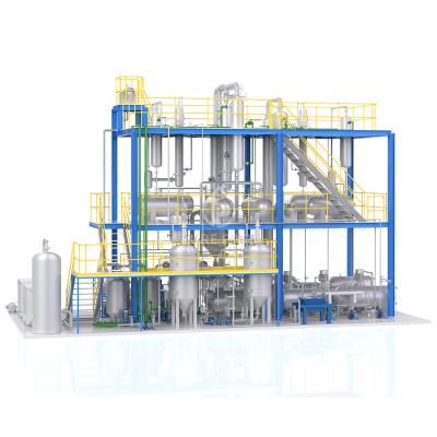 Chine SN350 traitent en lots la machine partielle de régénération d'huile de l'usine 220V de distillation sous vide à vendre