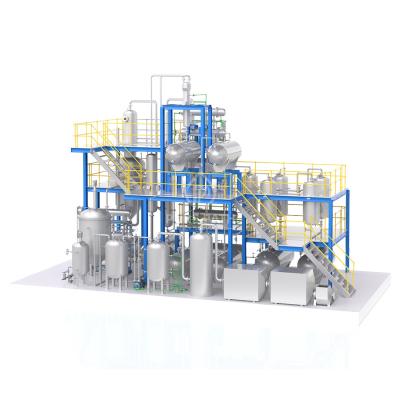 China ODM SN100 Continuous Type Waste Oil Refining Distillation Plant Wiped Film Evaporator for sale