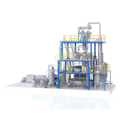 China Evaporator Distillation Used Oil Refining Plant With Explosion Proof Motor for sale