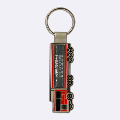 China Anti Erosion Customized Metal Keychain  Key Tags Nickel Plated For Car for sale