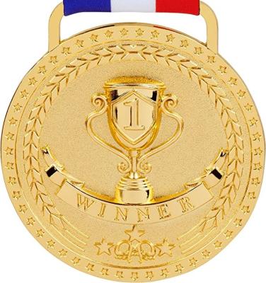 China Gravure Printing Metal Award Medals custom Personalized Soccer Medals Engravable for sale