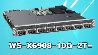 China Cisco WS-X6908-10G-2T Cisco 6500 Series 10 Gigabit Module for sale