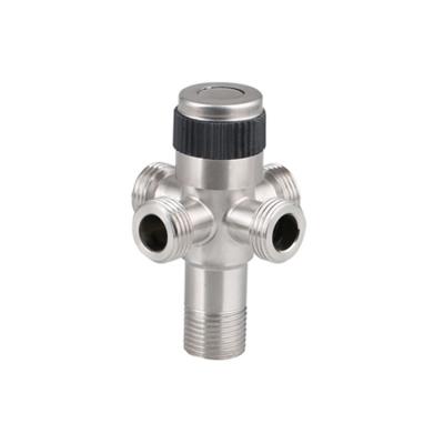 China Brushed Surface Sanitary Angle Valve SUS304 Wall In Type for sale