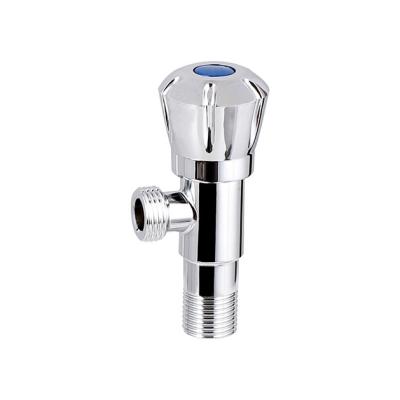 China Polished Plated 90 Degree Angle Valve 1 2 X 3 8 Dual Outlet for sale