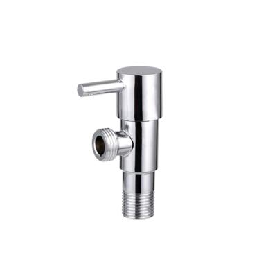 China 201 Plating Faucet Angle Valve Sanitary Ware Basin Angle Valve For Lavatory for sale