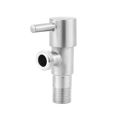 China SS Half Inch Single Angle Valve Hot And Cold Water Angle Stop for sale