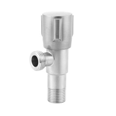 China Dual Compression Outlet Angle Stop Valve Plumbing Fitting Quarter Turn SUS201 for sale