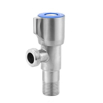 China Drinking Water SS201 Brushed Angle Valve 200 PSI 200F Degree for sale