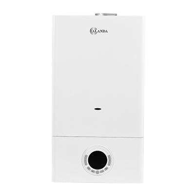 China 16-50KW Double Circuit Wall Hung Gas Boiler Electronic Pulse Ignited for sale