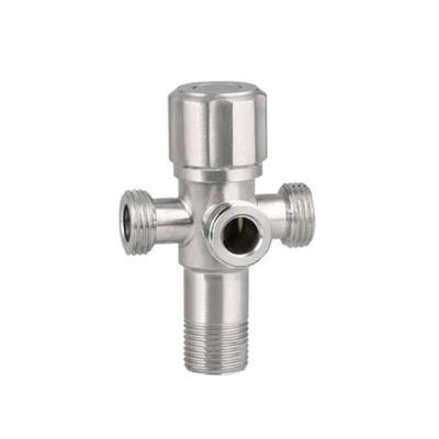 China Sanitary Fitting 3 Way Angle Valve For Shower Stainless Steel for sale