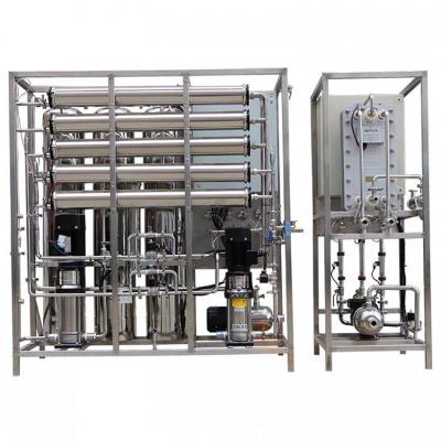China Water Disinfection RO EDI Water Plant Industrial Reverse Osmosis Machine 500L/ H for sale