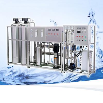 China 0.5m3/H Desalting Softened RO EDI Water Plant Water Purification Machine for sale