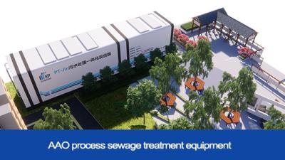 China 500m3/H 17.5KW Packaged Compact Wastewater Treatment System For Temporary Emergency for sale