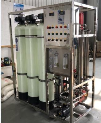 China Sistema químico 500L/H do tratamento da água da planta do RO da água potável do PLC à venda