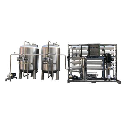 China Reverse Osmosis Deionized Water Machine 500LPH Industrial RO Water Treatment Plant for sale