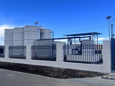 Chine 50m3/D Réservoir rond combiné Compacte usine de traitement des eaux usées Traite les eaux usées domestiques à vendre