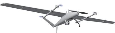 China CP15 Electric VTOL UAV has 70km/h cruising speed and 30km control radius with 5.0kg maximum load weight. for sale
