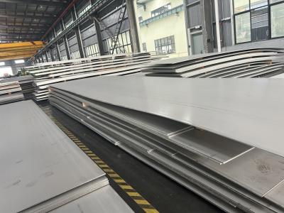 China Rolamento lustrado de aço inoxidável da folha ASTM da perfuração 2B 6mm magnético à venda