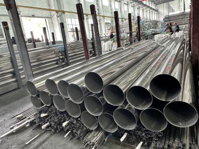 China A tubulação de aço inoxidável de conservação em vinagre 40mm de 4 polegadas soldou a prata natural estirada a frio à venda