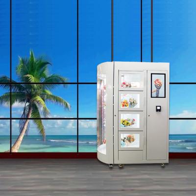 China Handcrafted Flower Vending Machine 240V Bouquets Retail System for sale