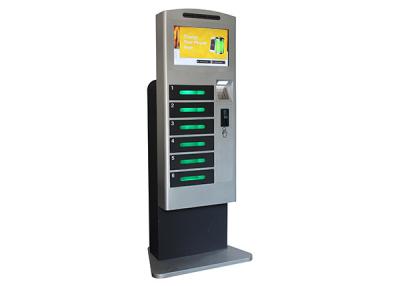 China Restaurant / Airport / Shopping Mall Secured Locker Charging Stations for Cell Phones for sale