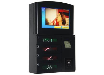 China Wall Mount Coin Bill Card Operated Cell Phone Station , Secured Lockers Phone Charging Station Kiosk for sale