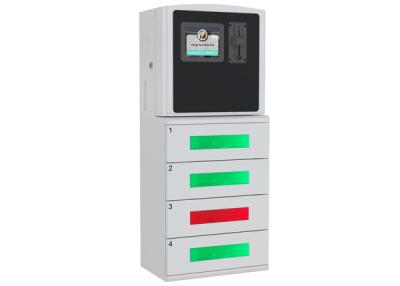 China Smart Cell Phone Charging Station Box with 4 Electronic Touch Screen Lockers for sale